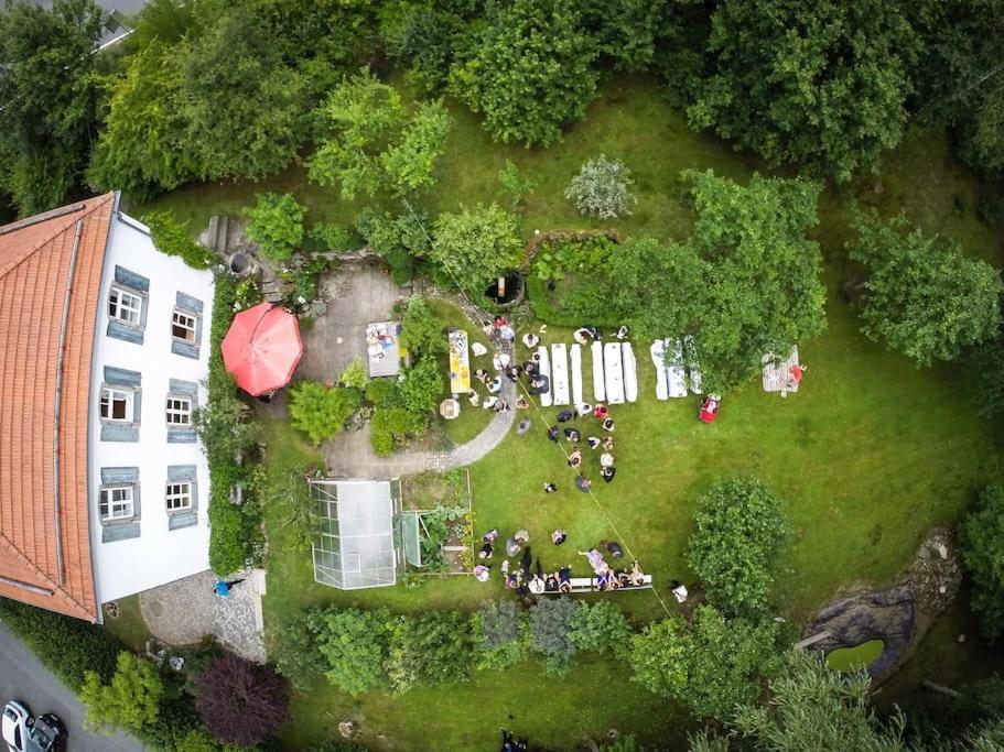 Ferienwohnung Haus mit Geschichte in Mähring Exterior foto